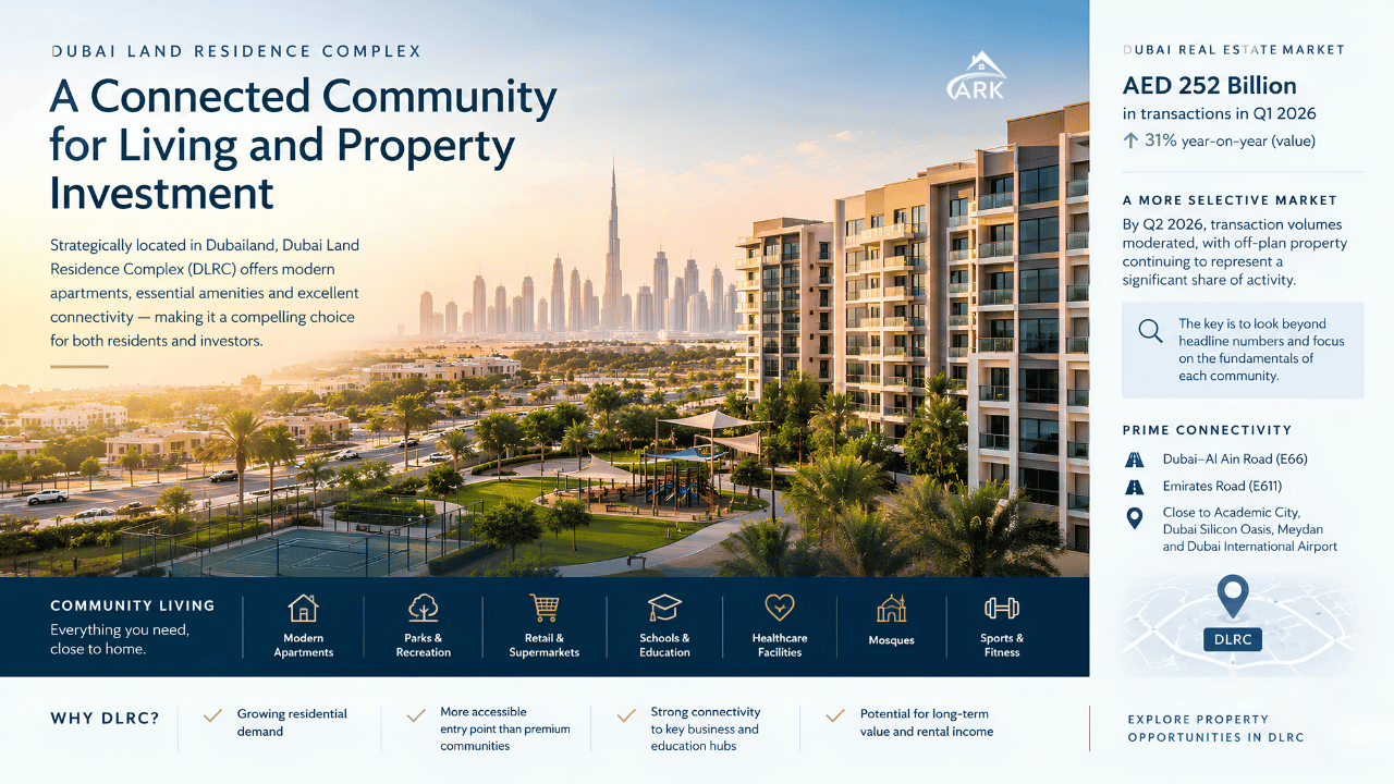 Dubai Land Residence Complex: A Connected Community for Living and Property Investment