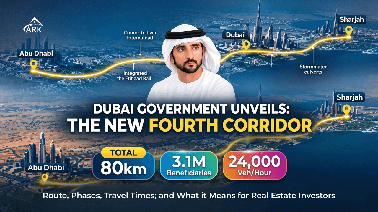 Dubai New Fourth Corridor: 80km Highway Route